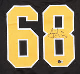 Jaromir Jagr Signed Penguins Jersey (Beckett) Pittsburgh 2xStanley Cup Champs
