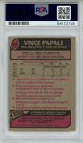 Vince Papale Autographed/Signed 1977 Topps #397 Trading Card PSA Slab 43704
