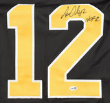 Adam Oates Signed Boston Bruins Assistant Captain's Jersey Inscr. "HOF 12" (JSA)