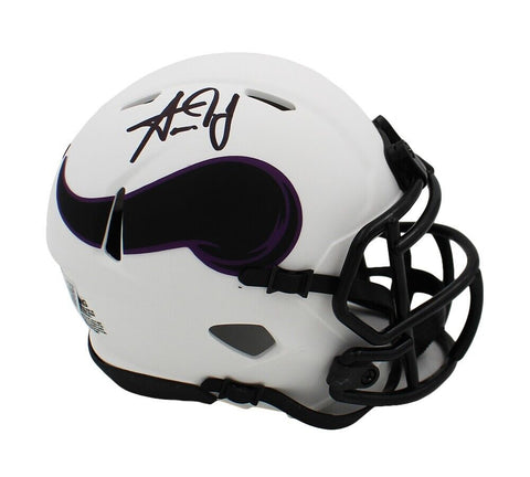 Aaron Jones Signed Minnesota Vikings Speed Lunar NFL Mini Helmet