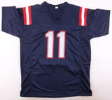 Julian Edelman Signed New England Patriots Jersey (JSA) 3xSuper Bowl Champion/WR