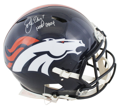 Broncos John Elway "HOF 04" Signed Proline Full Size Speed Helmet BAS Witnessed