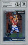 Courtland Sutton Signed 2018 Panini Prizm #215 Rookie Card BAS 10 Slab 31392