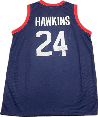 Jordan Hawkins Signed Jersey PSA UConn Huskies Autographed