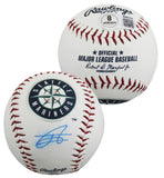 Mariners Julio Rodriguez Signed Seattle Mariners Logo OML Baseball BAS #BX68739