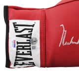 Muhammad Ali Authentic Signed Red Everlast Boxing Glove Autographed BAS #AE13632