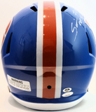Simon Fletcher and Karl Mecklenburg Denver "D" Replica Helmet