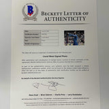 Autographed/Signed Lionel Leo Messi FC Barcelona 12x16 Photo Beckett BAS COA #3