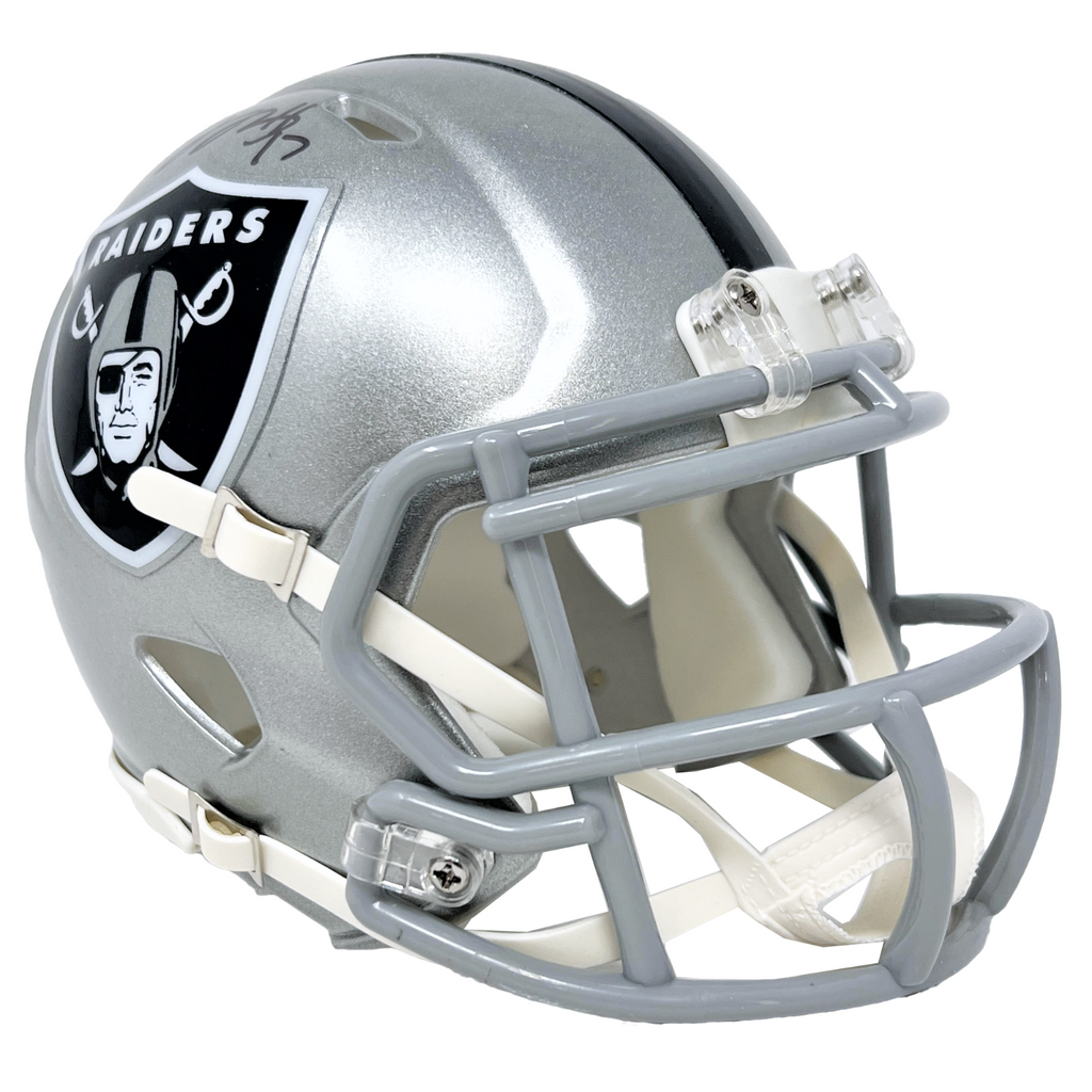 Davante Adams Los Angeles Raiders Signed Riddell Flash Mini Helmet BAS ...