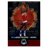 Dominique Wilkins Autographed 2020 Mosaic #12 Trading Card Beckett 54112