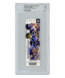 Adrian Peterson Autographed/Signed 12/30/2012 Slab Ticket Stub Beckett 40881
