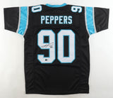 Julius Peppers Signed Carolina Panthers Jersey (Beckett) NFL HOF 2024 / L.B.