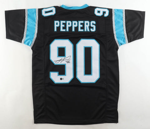 Julius Peppers Signed Carolina Panthers Jersey (Beckett) NFL HOF 2024 / L.B.