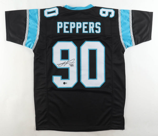Julius Peppers Signed Carolina Panthers Jersey (Beckett) NFL HOF 2024 / L.B.