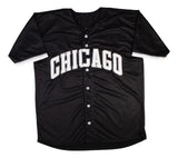 Sam Antonacci Chicago Signed Black Baseball Jersey BAS