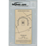 Doug Williams Autographed Washington Redskins SB XXII Ticket Stub Beckett 47598