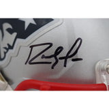 Randy Moss Autographed New England Patriots Speed Mini Helmet Beckett 43279