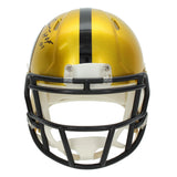 Lynn Swann Autographed & Inscribed "HOF 01" Steelers Flash Mini Helmet Beckett
