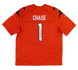Ja'Marr Chase Signed Cincinnati Bengals Nike Game Orange NFL Jersey