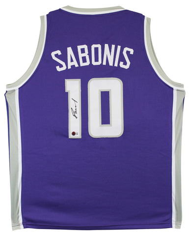 Domantas Sabonis Authentic Signed Purple Pro Style Jersey BAS Witnessed