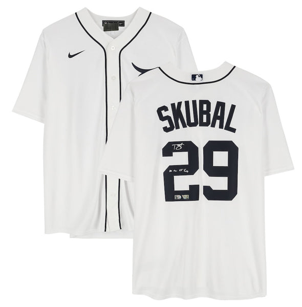Tarik Skubal Autographed Detroit Tigers "24 Cy Young" Nike White Jersey Fanatics