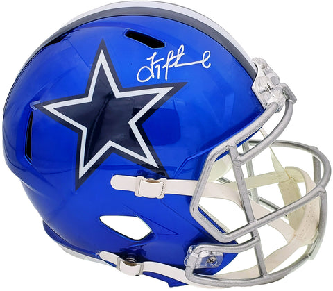 TROY AIKMAN AUTOGRAPHED COWBOYS FLASH FULL SIZE SPEED HELMET BECKETT 197456