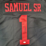DEEBO SAMUEL SIGNED AUTOGRAPHED PRO STYLE CUSTOM XL JERSEY WITH JSA HOLOGRAM