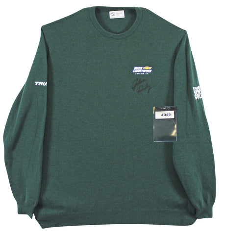 John Daly Signed Match Worn Dark Green Johnstons of Elgin Cashmere Sweater BAS