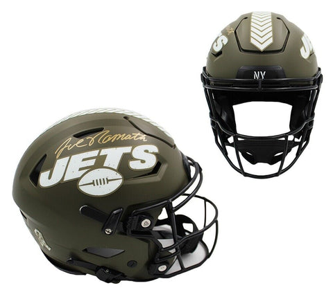 Joe Namath Signed New York Jets Speed Flex STS Authentic NFL Helmet