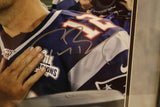 Ben Roethlisberger & Tom Brady Signed 22x27 Framed Photo - Fanatics COA