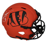 Boomer Esiason Autographed Cincinnati Bengals Full Size 'RAVE' Helmet Beckett