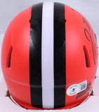 Jeremiah Owusu-Koramoah Signed Cleveland Browns Speed Mini *THIN- Beckett W Holo