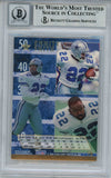 Emmitt Smith Autographed 1994 Ultra #76 Trading Card Beckett 10 Slab 35084