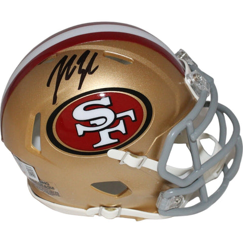 John Lynch Autographed San Francisco 49ers Mini Helmet Beckett 42713