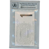 Tony Dorsett Signed Pitt Panthers 9/11/76 Ticket Stub 2 Insc. Beckett 50000