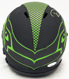 DEVON WITHERSPOON AUTOGRAPHED SEAHAWKS ECLIPSE BLACK MINI HELMET MCS 221343