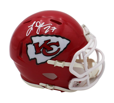 Larry Johnson Signed Kansas City Chiefs Speed NFL Mini Helmet
