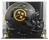Steelers Hines Ward "SB MVP" Signed Eclipse F/S Speed Proline Helmet w/ Case BAS