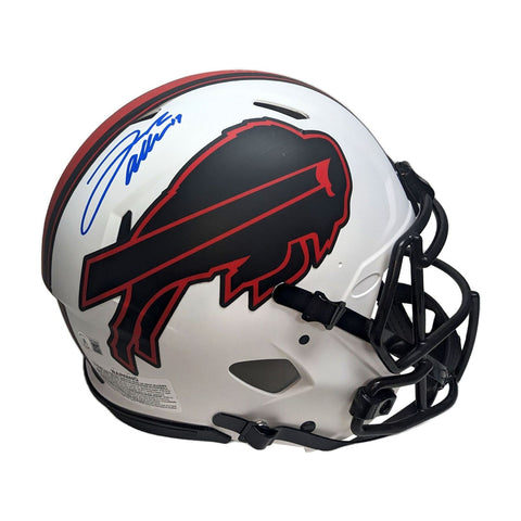 Josh Allen Autographed Bills Full Size Authentic Lunar Helmet - BAS