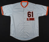 Livan Hernandez Signed Giants "El Duque" Jersey Inscribed "97 WS MVP" (JSA COA)