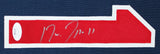 Jose Ramirez Authentic Signed Navy Blue Pro Style Jersey Autographed JSA