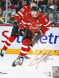 Cale Makar Autographed (black pen) 8x10 Photo (4 Nations Faceoff) - Team Canada