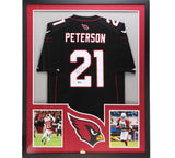 Patrick Peterson Signed Arizona Cardinals Large Framed Black NFL Jersey