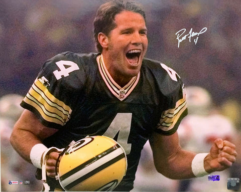 Packers NFL MVP & Hall of Famer BRETT FAVRE Signed 16X20 Photo #5 AUTO -