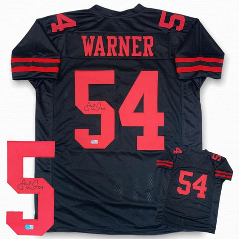 Fred Warner Autographed Jersey - Black - Beckett Authentic