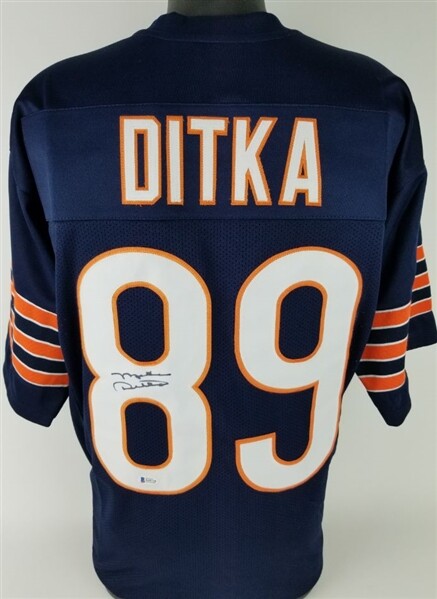 Mike Ditka Signed Chicago Bears Jersey (Beckett COA) Head Coach & Hall of Famer