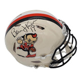 Bernie Kosar Signed Cleveland Browns Retro Authentic Helmet Beckett Witnessed
