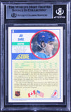 Nordiques Joe Sakic Authentic Signed 1990 Score Canadian #8 Card BAS Slabbed