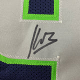 Autographed/Signed Kenneth Walker Seattle Blue Jersey Beckett BAS COA