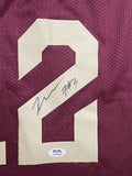 Tristan Thompson Signed Jersey PSA Cleveland Cavaliers Autographed